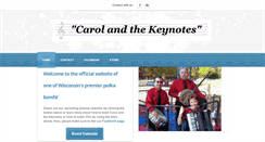 Desktop Screenshot of carolandthekeynotes.com