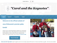 Tablet Screenshot of carolandthekeynotes.com